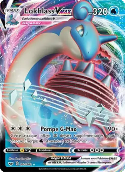 Image de la carte Pokemon Lokhlass VMAX 050/202