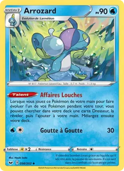 Image de la carte Pokemon Arrozard 056/202