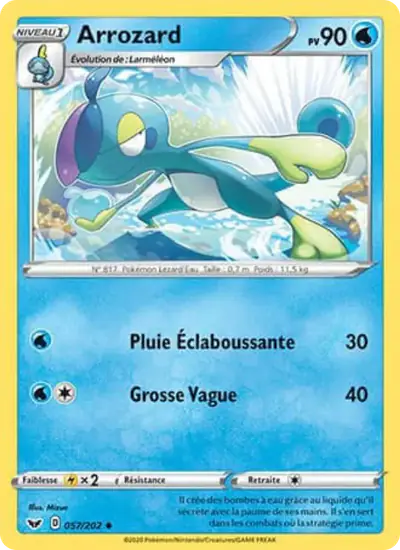 Image de la carte Pokemon Arrozard 057/202