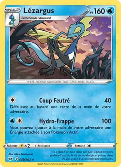 Image de la carte Pokemon Lézargus 059/202