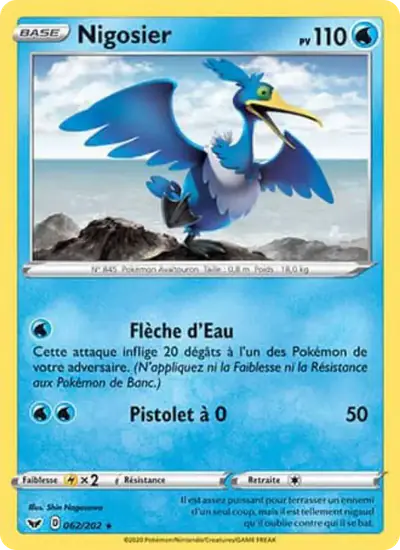 Image de la carte Pokemon Nigosier 062/202