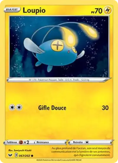 Image de la carte Pokemon Loupio 067/202
