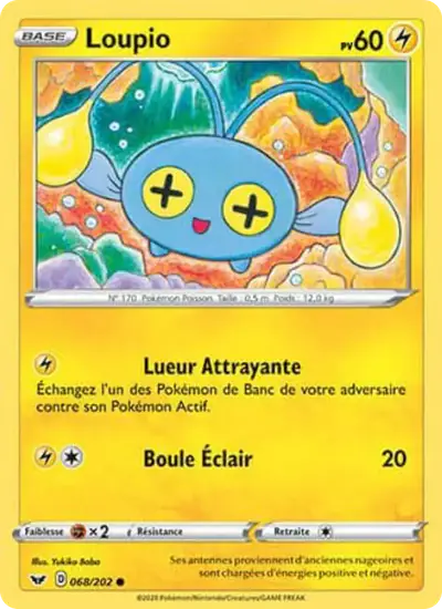 Image de la carte Pokemon Loupio 068/202