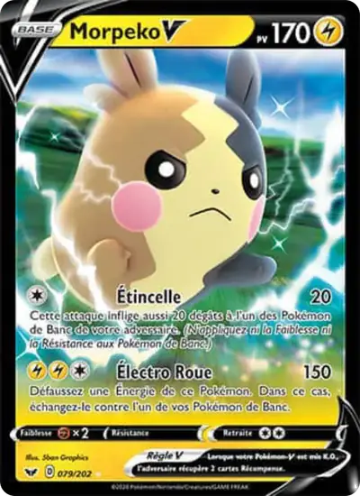 Image de la carte Pokemon Morpeko V 079/202