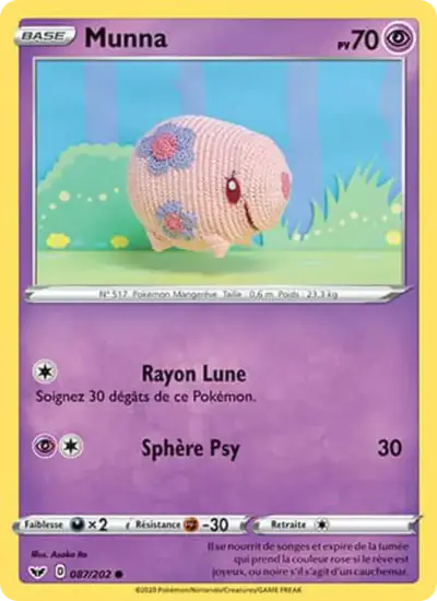 Image de la carte Pokemon Munna 087/202