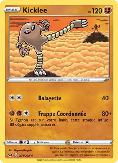 Image de la carte Pokemon Kicklee 094/202