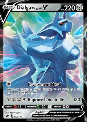 Dialga Originel V 113/189