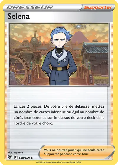 Image de la carte Pokemon Selena 138/189