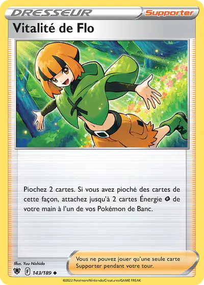 Image de la carte Pokemon Vitalité de Flo 143/189