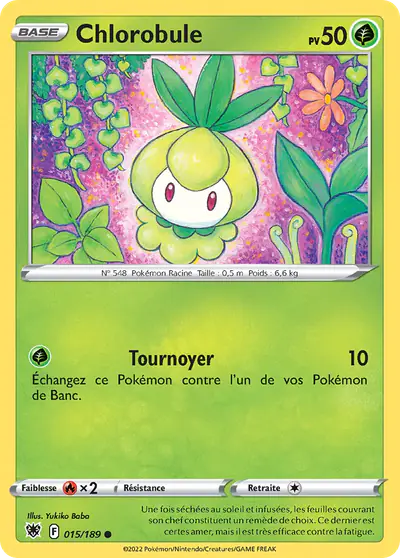 Image de la carte Pokemon Chlorobule 015/189
