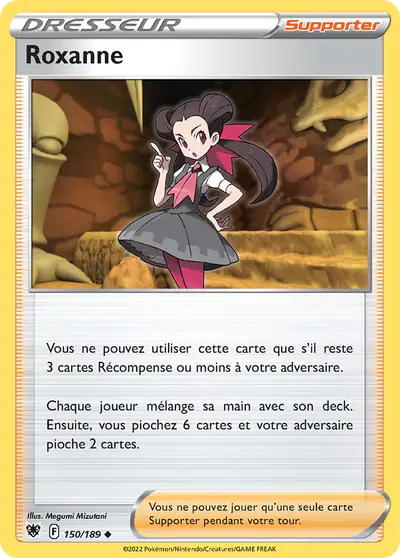 Image de la carte Pokemon Roxanne 150/189