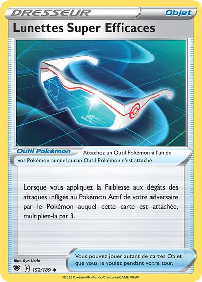 Image de la carte Pokemon Lunettes Super Efficaces 152/189