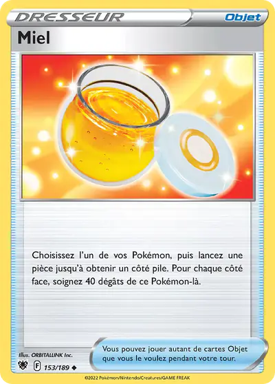 Image de la carte Pokemon Miel 153/189