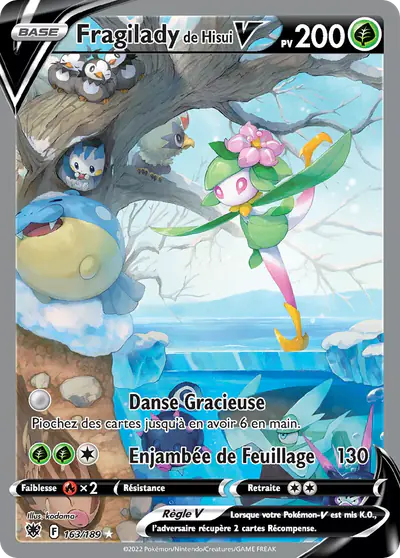Image de la carte Pokemon Fragilady de Hisui V 163/189