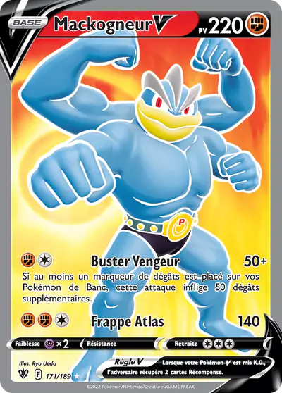Image de la carte Pokemon Mackogneur V 171/189