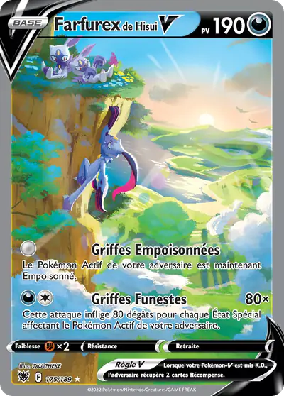 Image de la carte Pokemon Farfurex de Hisui V 175/189