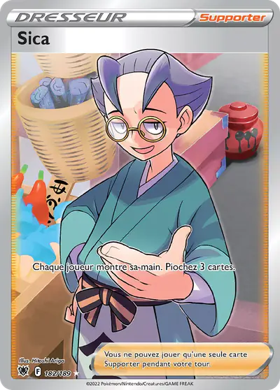 Image de la carte Pokemon Sica 182/189