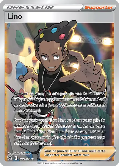 Image de la carte Pokemon Lino 185/189