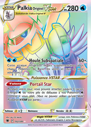 Palkia Originel VSTAR 192/189
