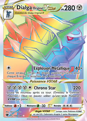 Dialga Originel VSTAR 198/189