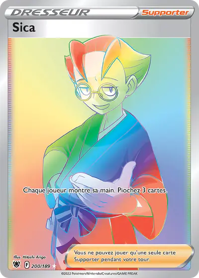 Image de la carte Pokemon Sica 200/189