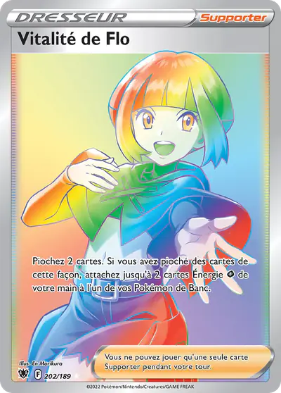 Image de la carte Pokemon Vitalité de Flo 202/189