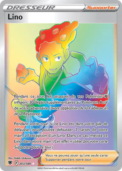 Image de la carte Pokemon Lino 203/189