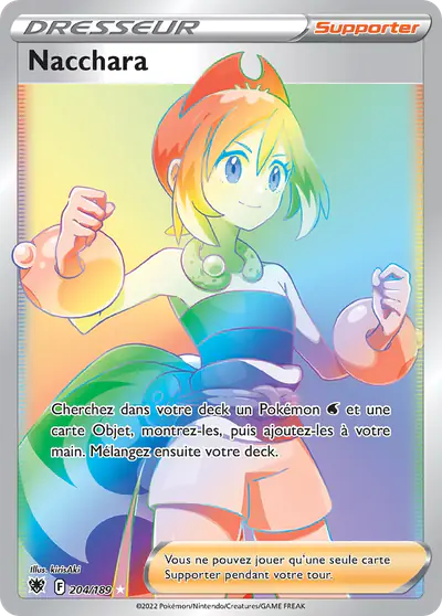 Image de la carte Pokemon Nacchara 204/189