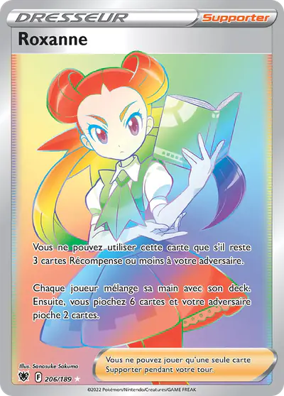 Image de la carte Pokemon Roxanne 206/189