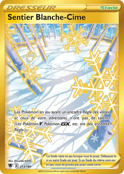 Image de la carte Pokemon Sentier Blanche-Cime 213/189