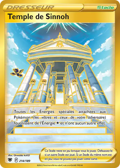 Image de la carte Pokemon Temple de Sinnoh 214/189