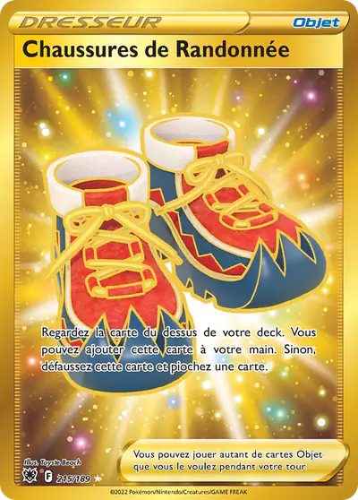 Image de la carte Pokemon Chaussures de Randonnée 215/189