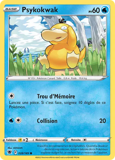 Image de la carte Pokemon Psykokwak 028/189