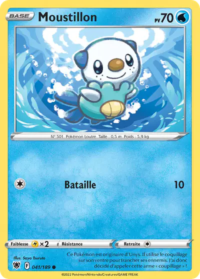 Image de la carte Pokemon Moustillon 041/189