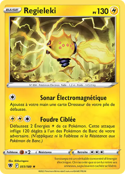 Image de la carte Pokemon Regieleki 051/189