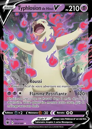 Typhlosion de Hisui V 053/189