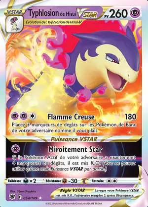 Typhlosion de Hisui VSTAR 054/189
