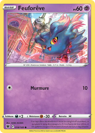 Image de la carte Pokemon Feuforêve 058/189