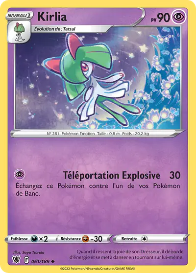 Image de la carte Pokemon Kirlia 061/189