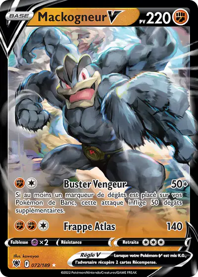 Image de la carte Pokemon Mackogneur V 072/189