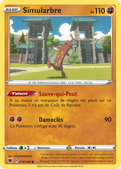 Image de la carte Pokemon Simularbre 074/189