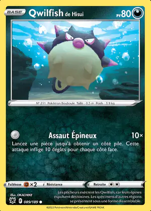 Qwilfish de Hisui 089/189
