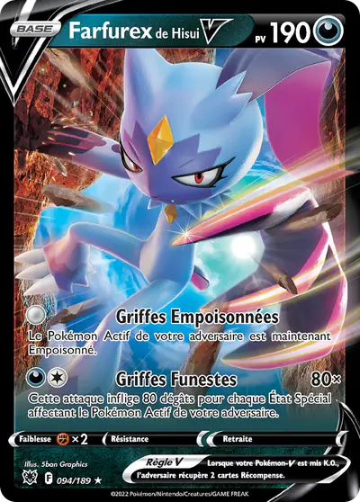 Image de la carte Pokemon Farfurex de Hisui V 094/189
