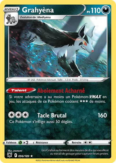 Image de la carte Pokemon Grahyèna 096/189