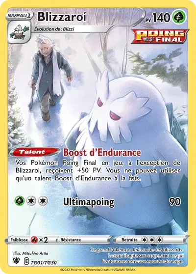 Image de la carte Pokemon Blizzaroi TG01/189