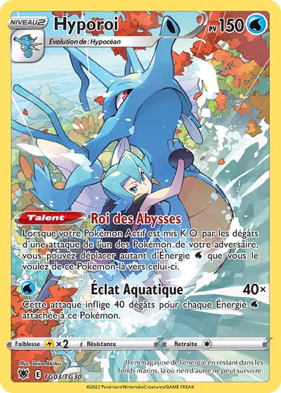 Image de la carte Pokemon Hyporoi TG03/189