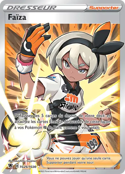 Image de la carte Pokemon Faïza TG25/189