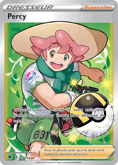 Image de la carte Pokemon Percy TG27/189