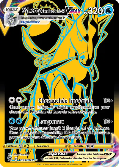 Image de la carte Pokemon Sylveroy Cavalier du Froid VMAX TG29/189