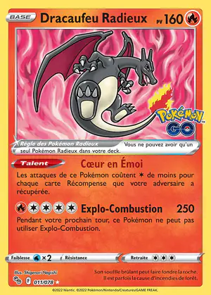 Dracaufeu Radieux 011/078
